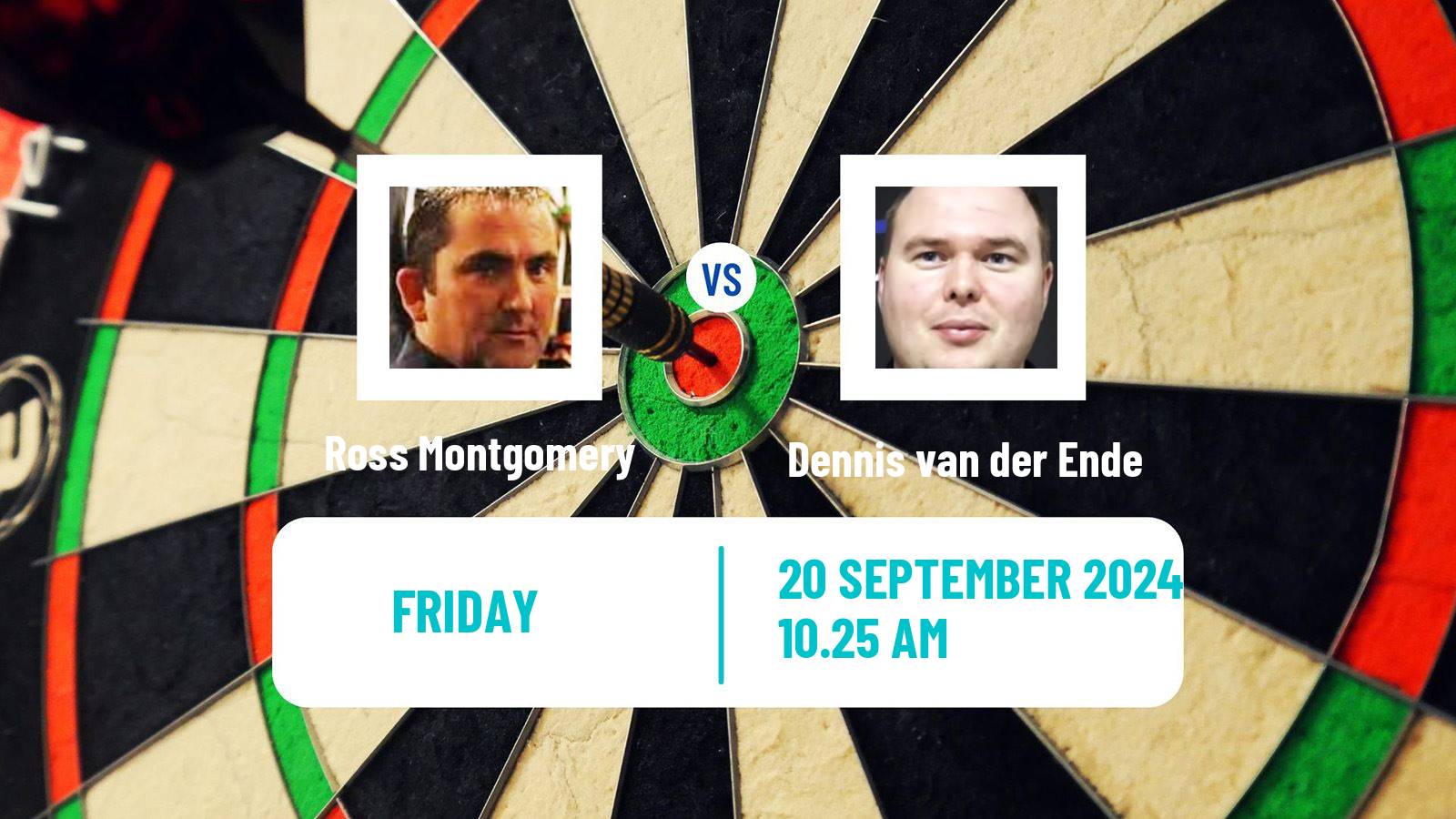 Darts Modus Super Series Ross Montgomery - Dennis van der Ende