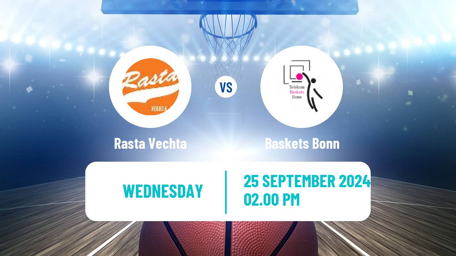 Basketball German BBL Rasta Vechta - Baskets Bonn