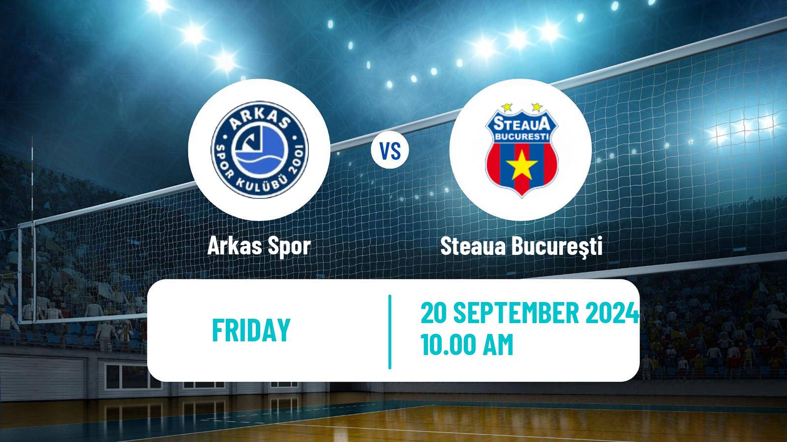 Volleyball CEV Challenge Cup Arkas Spor - Steaua Bucureşti