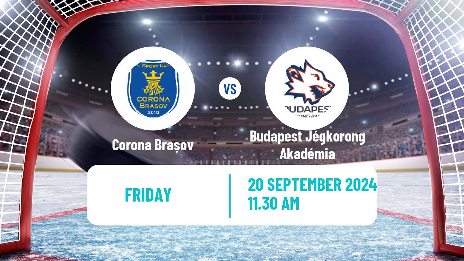 Hockey Hungarian Erste Liga Hockey Corona Brașov - Budapest Jégkorong Akadémia