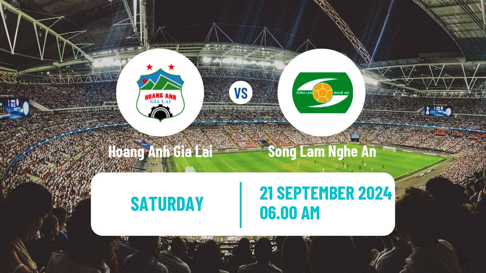 Soccer Vietnamese V League 1 Hoang Anh Gia Lai - Song Lam Nghe An