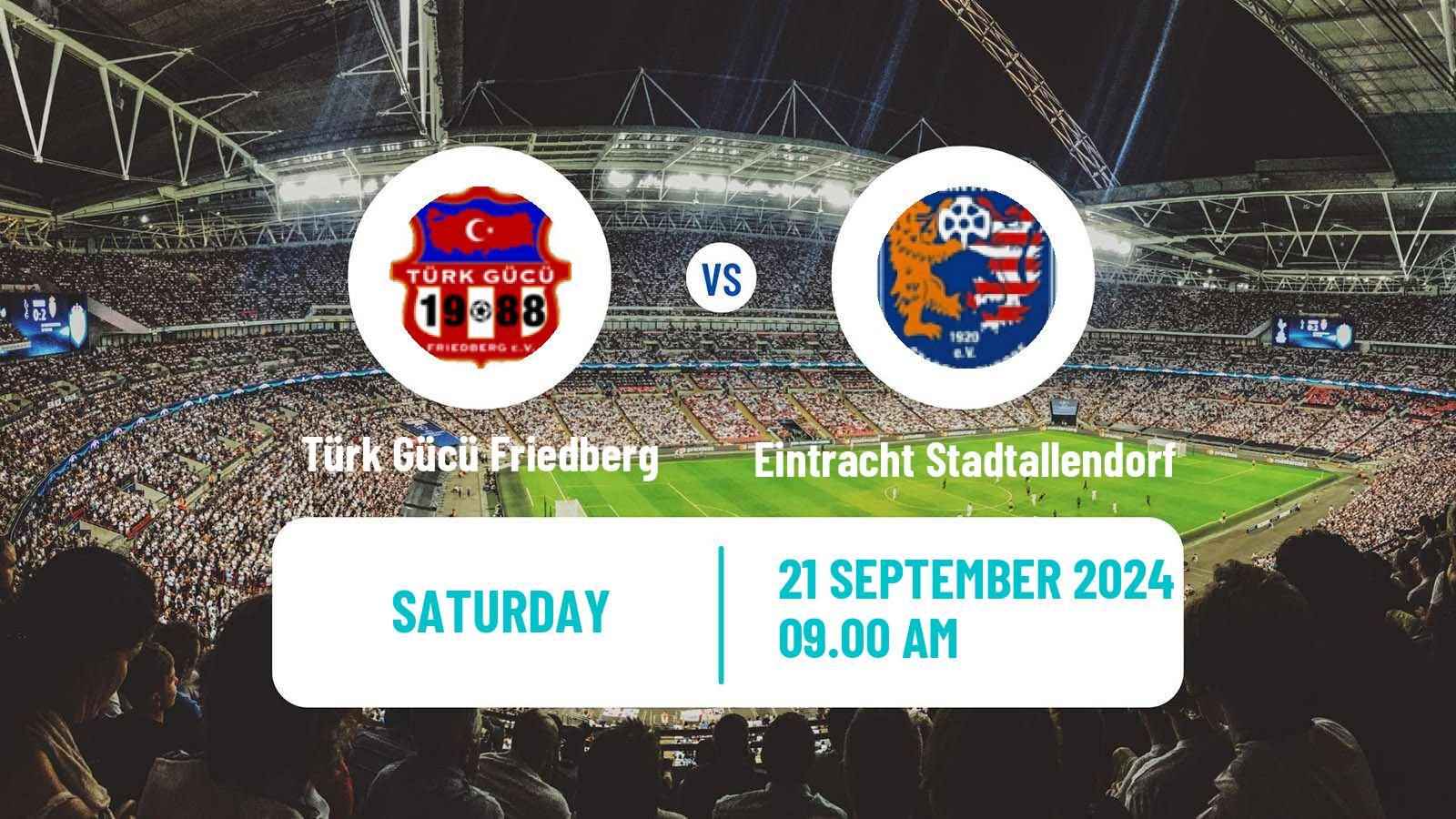 Soccer German Oberliga Hessen Türk Gücü Friedberg - Eintracht Stadtallendorf