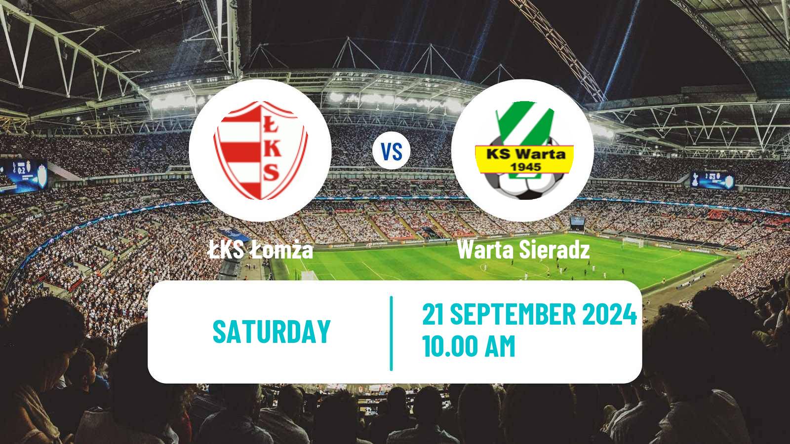 Soccer Polish Division 3 - Group I ŁKS Łomża - Warta Sieradz