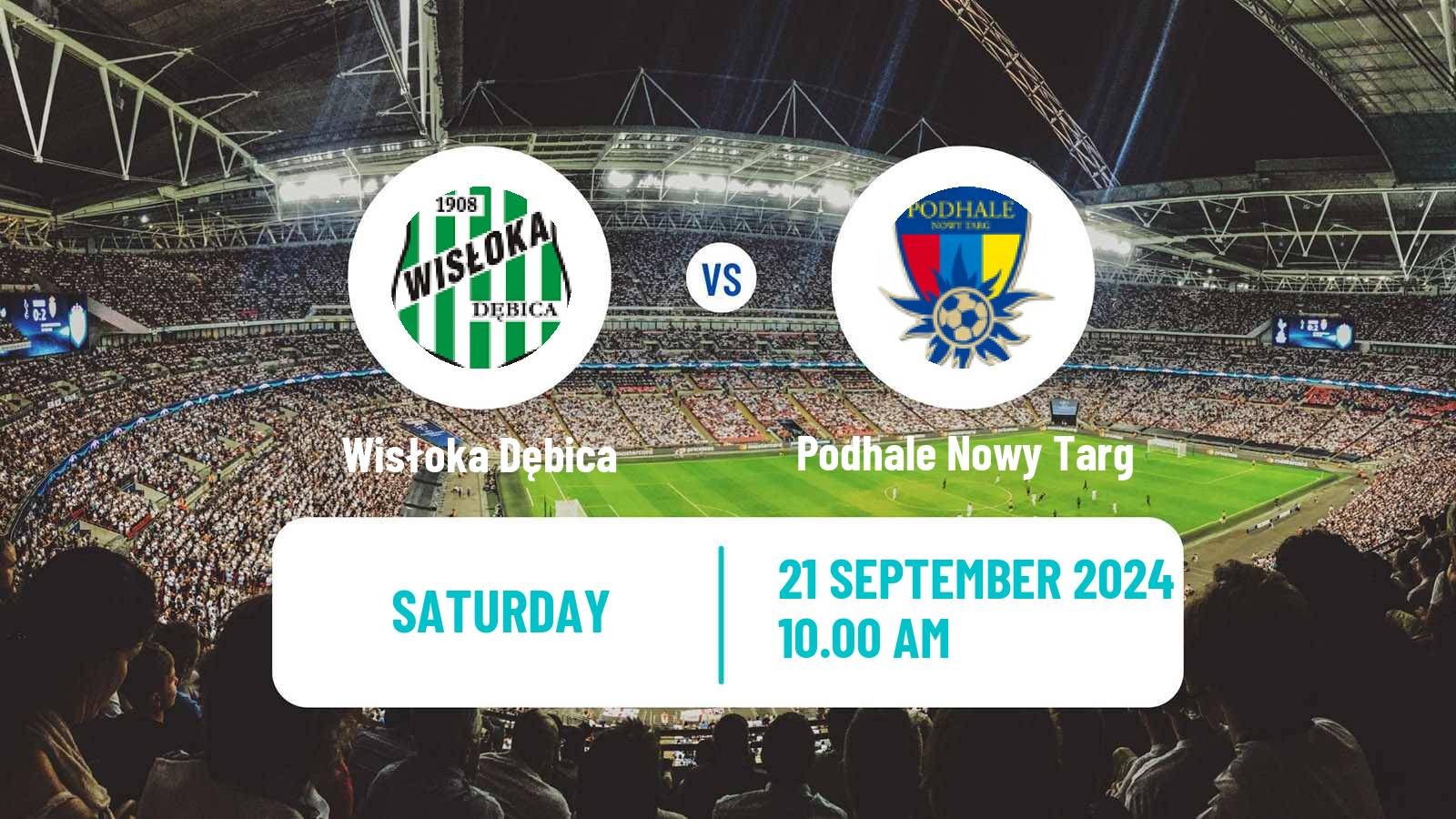 Soccer Polish Division 3 - Group IV Wisłoka Dębica - Podhale Nowy Targ