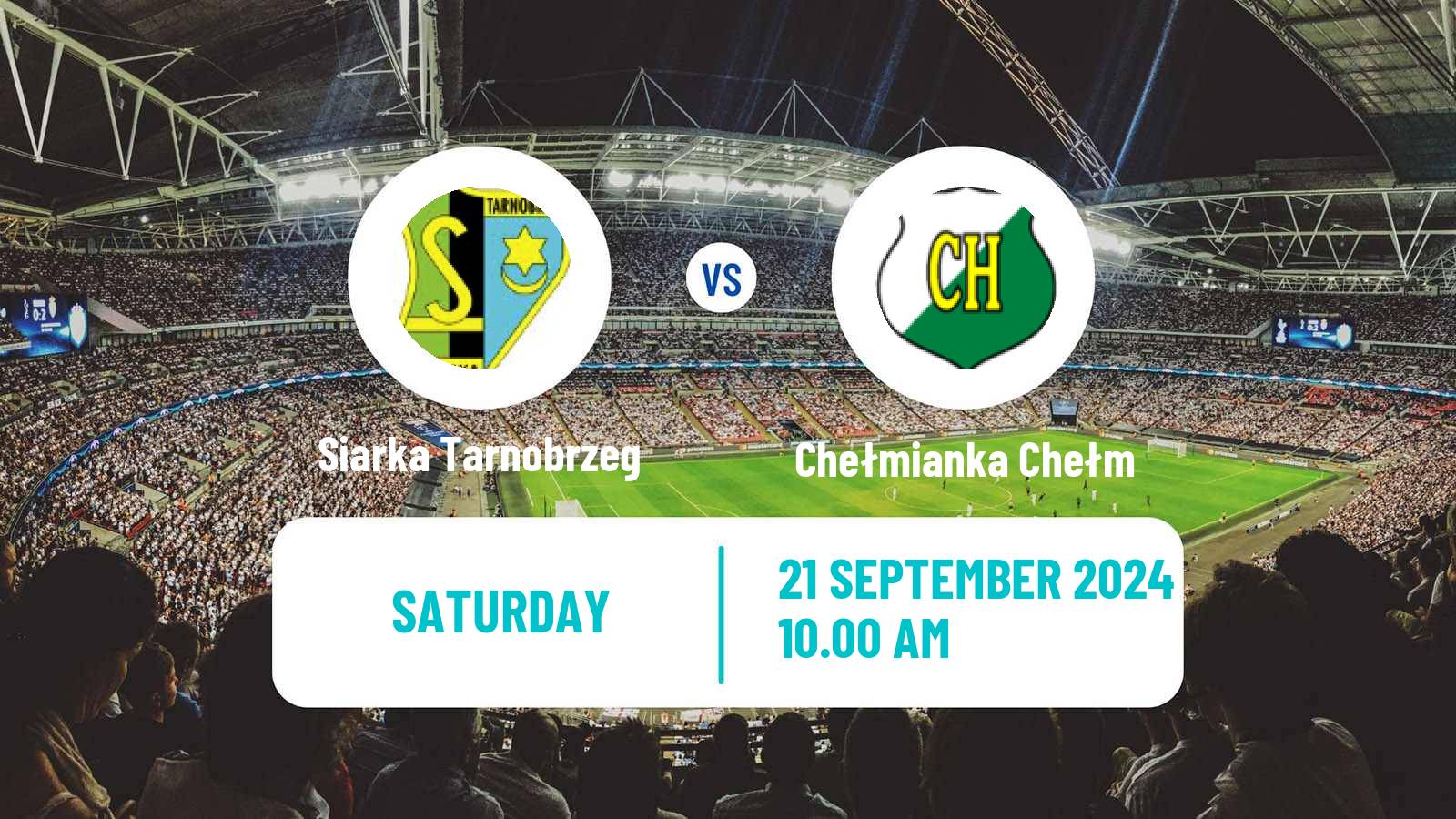 Soccer Polish Division 3 - Group IV Siarka Tarnobrzeg - Chełmianka Chełm