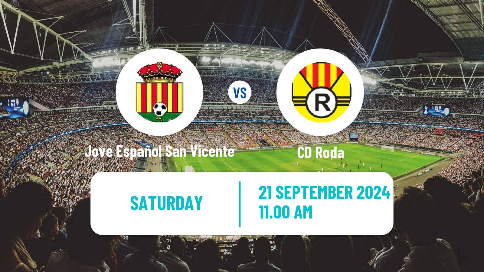 Soccer Spanish Tercera RFEF - Group 6 Jove Español San Vicente - Roda