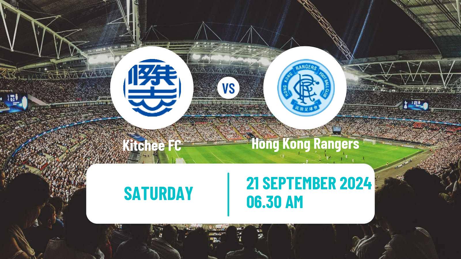 Soccer Hong Kong Premier League Kitchee - Hong Kong Rangers