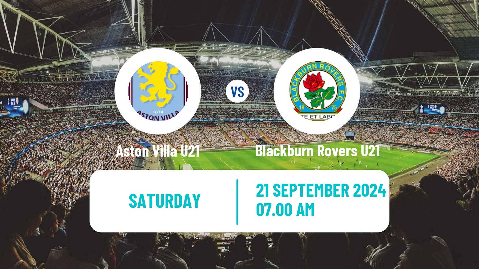 Soccer English Premier League 2 Aston Villa U21 - Blackburn Rovers U21