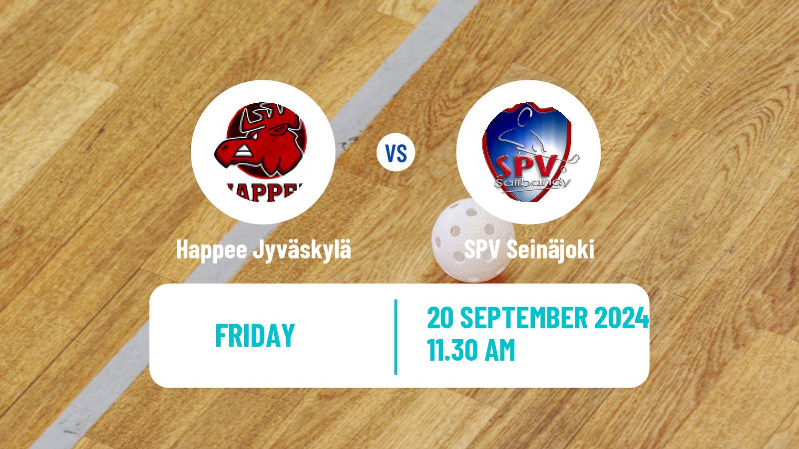 Floorball Finnish F-Liiga Happee Jyväskylä - SPV Seinäjoki