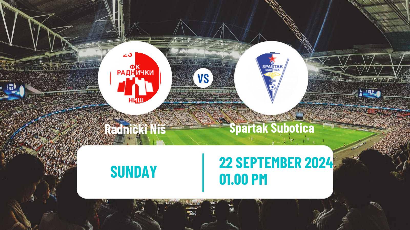 Soccer Serbian Superliga Radnički Niš - Spartak Subotica