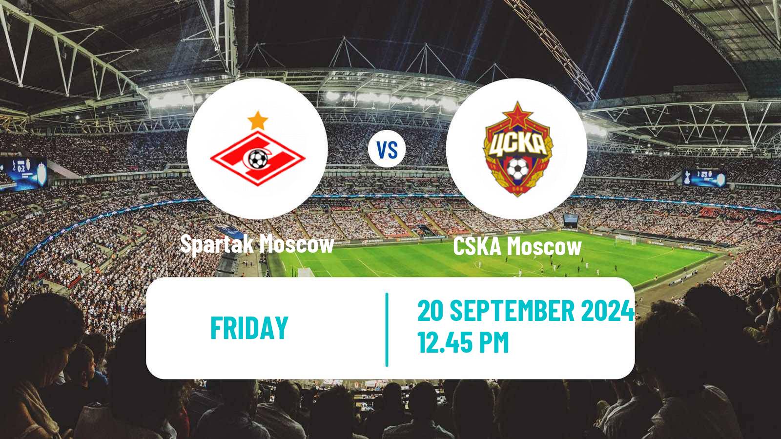 Soccer Russian Supreme Division Women Spartak Moscow - CSKA Moscow