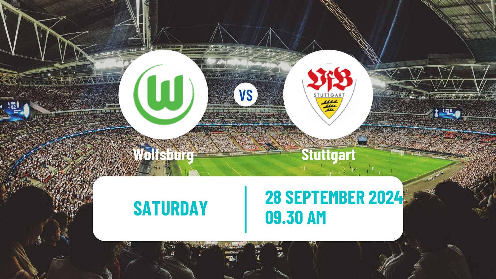 Soccer German Bundesliga Wolfsburg - Stuttgart