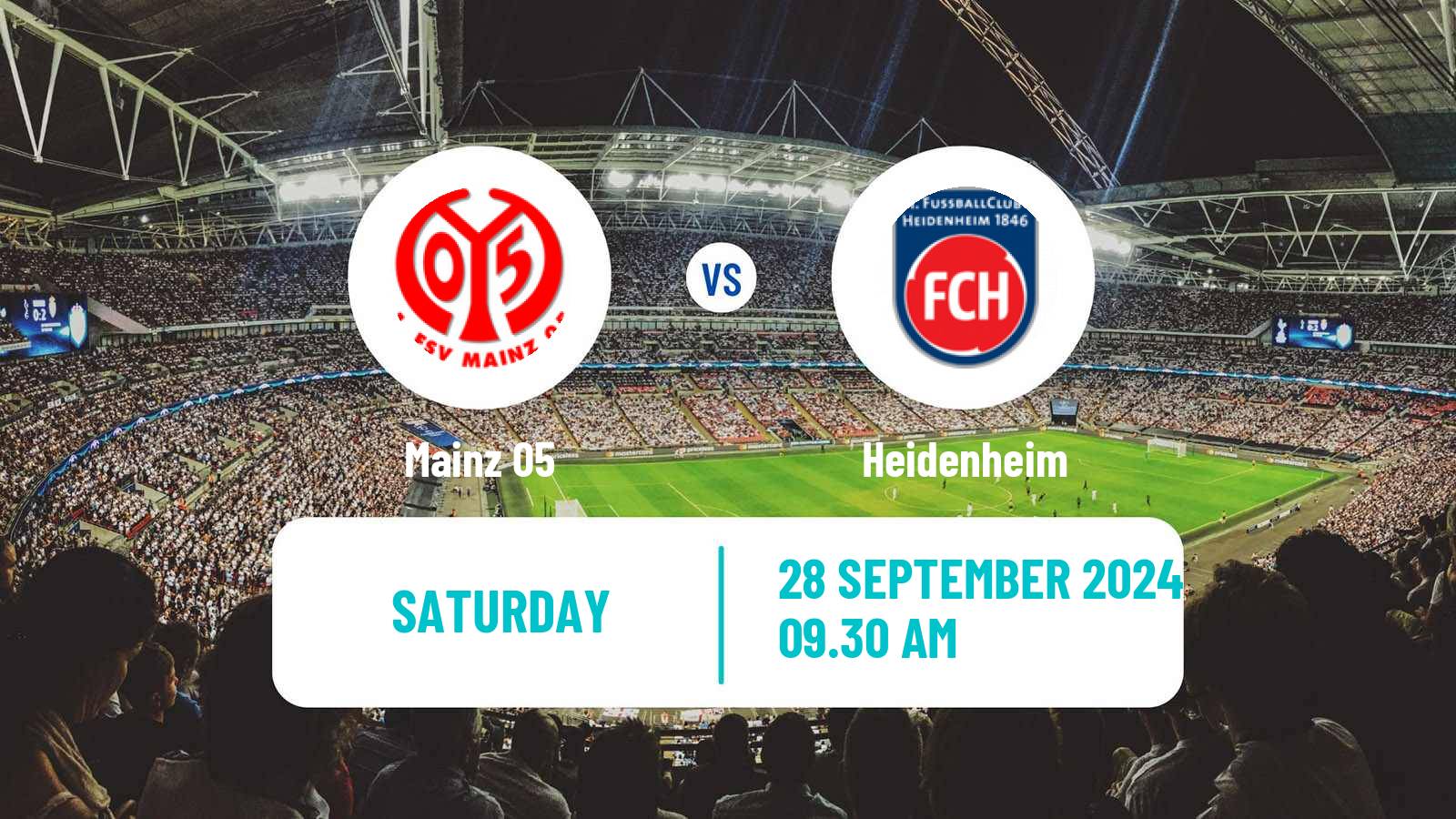 Soccer German Bundesliga Mainz - Heidenheim