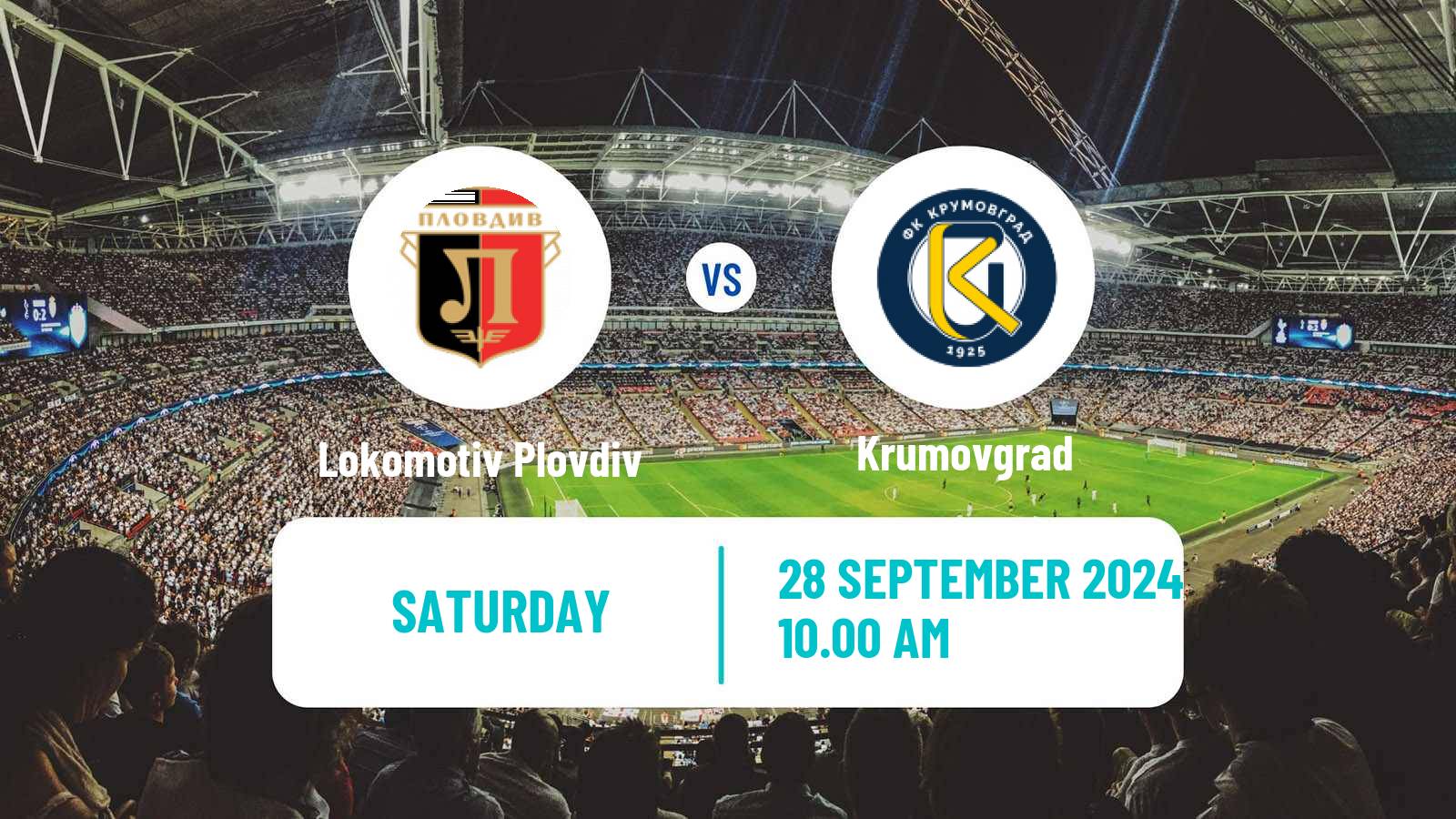 Soccer Bulgarian Parva Liga Lokomotiv Plovdiv - Krumovgrad