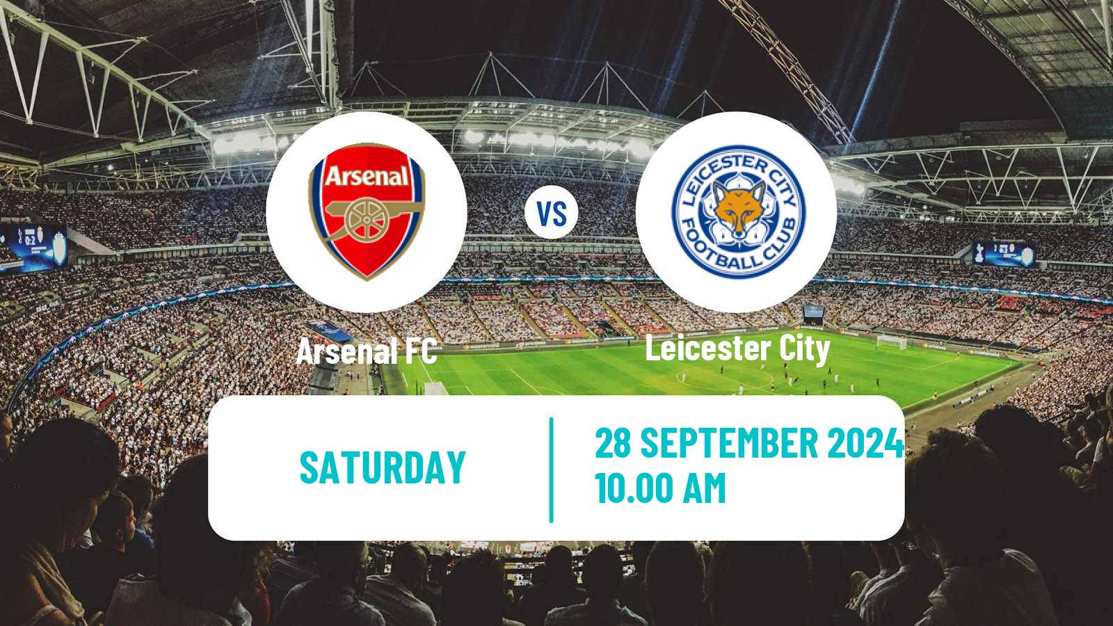 Soccer English Premier League Arsenal - Leicester City