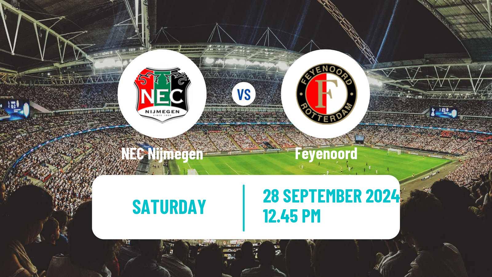 Soccer Dutch Eredivisie NEC Nijmegen - Feyenoord