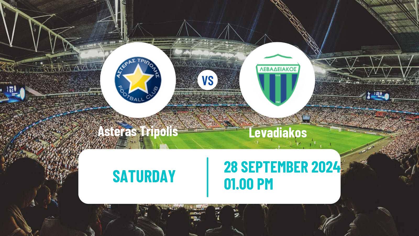 Soccer Greek Super League Asteras Tripolis - Levadiakos