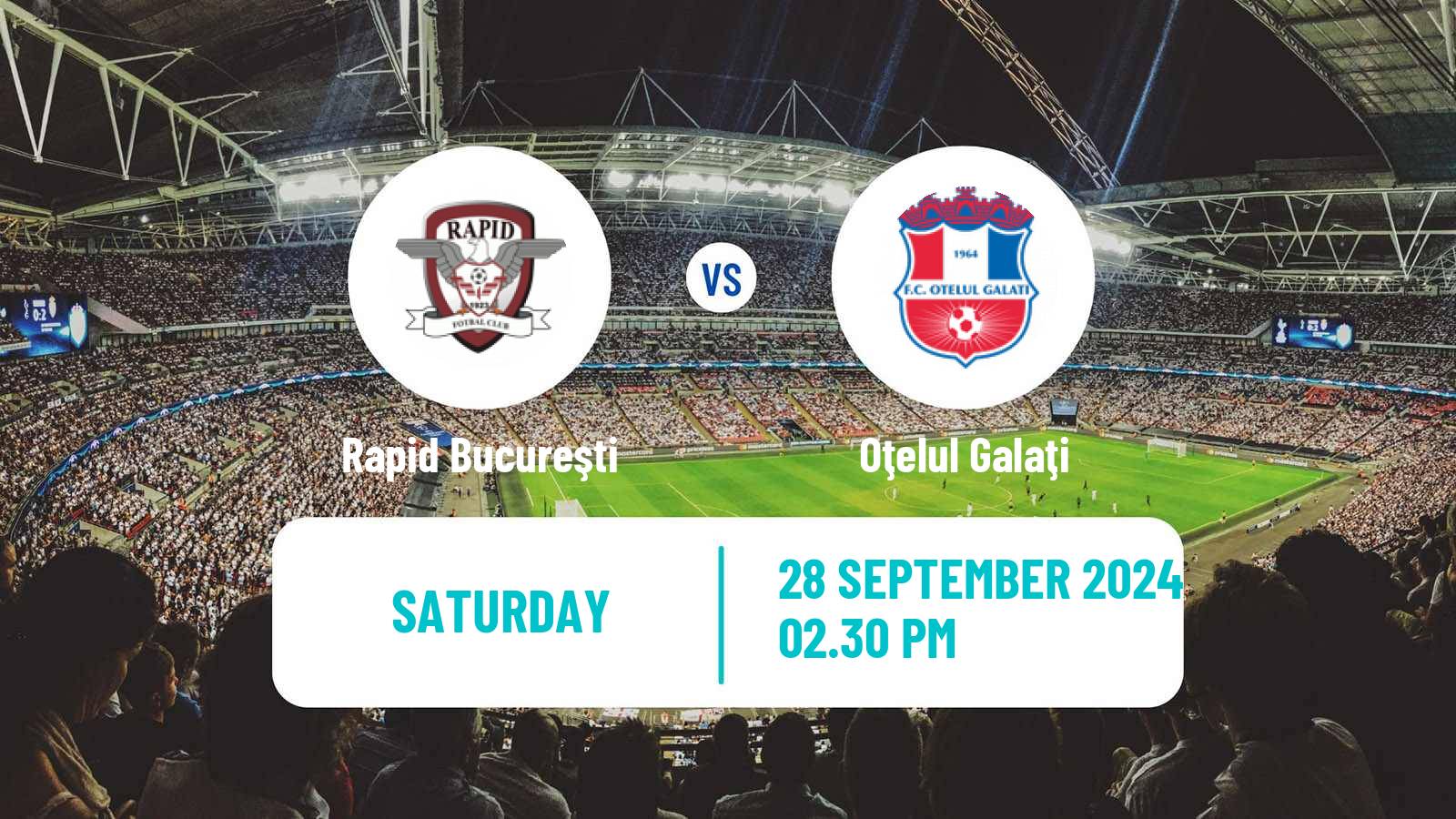 Soccer Romanian Liga 1 Rapid Bucureşti - Oţelul Galaţi