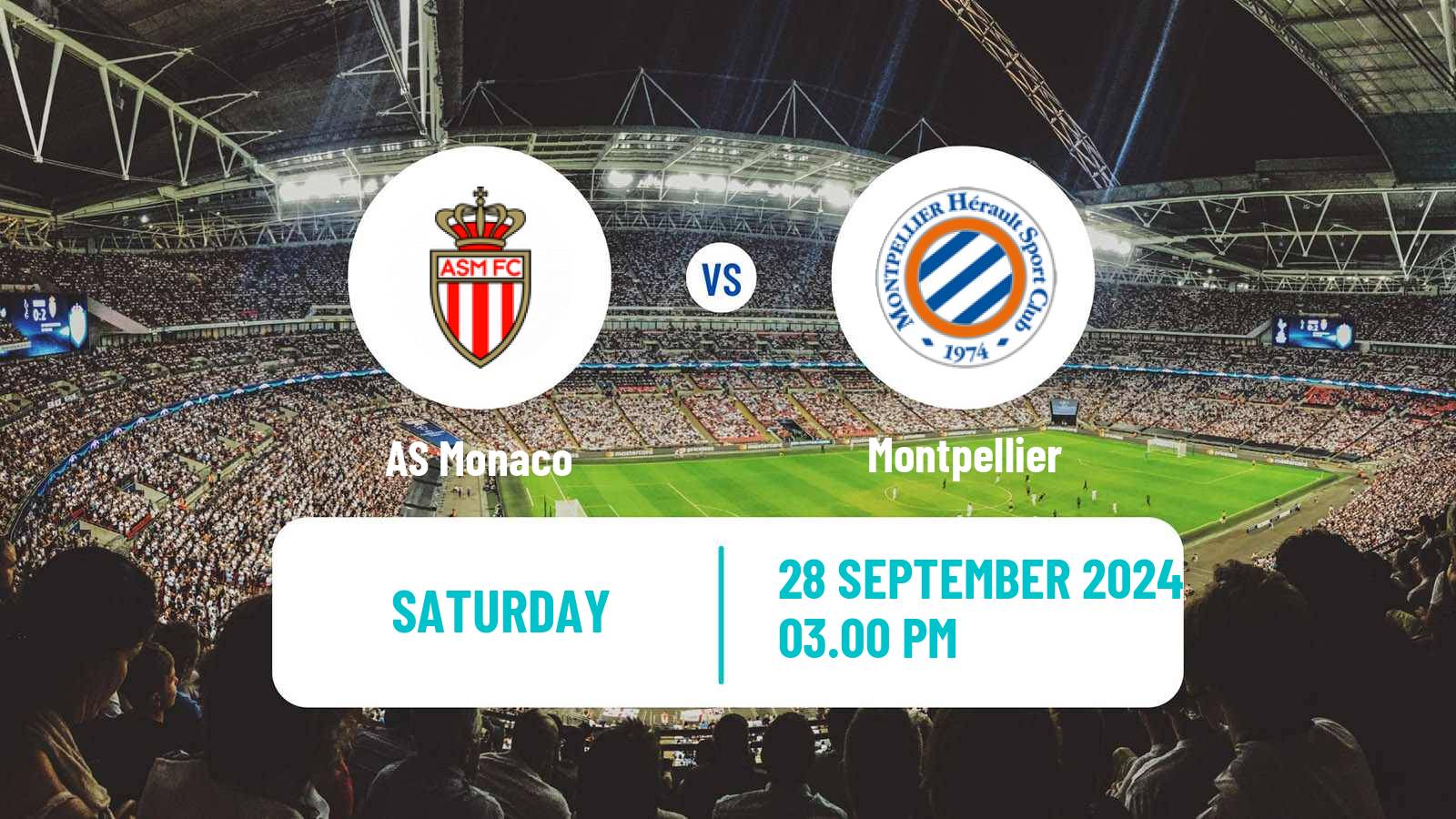 Soccer French Ligue 1 Monaco - Montpellier