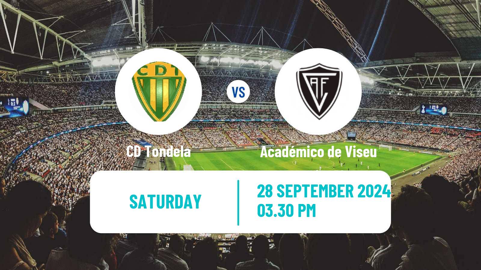 Soccer Portuguese Liga 2 Tondela - Académico de Viseu