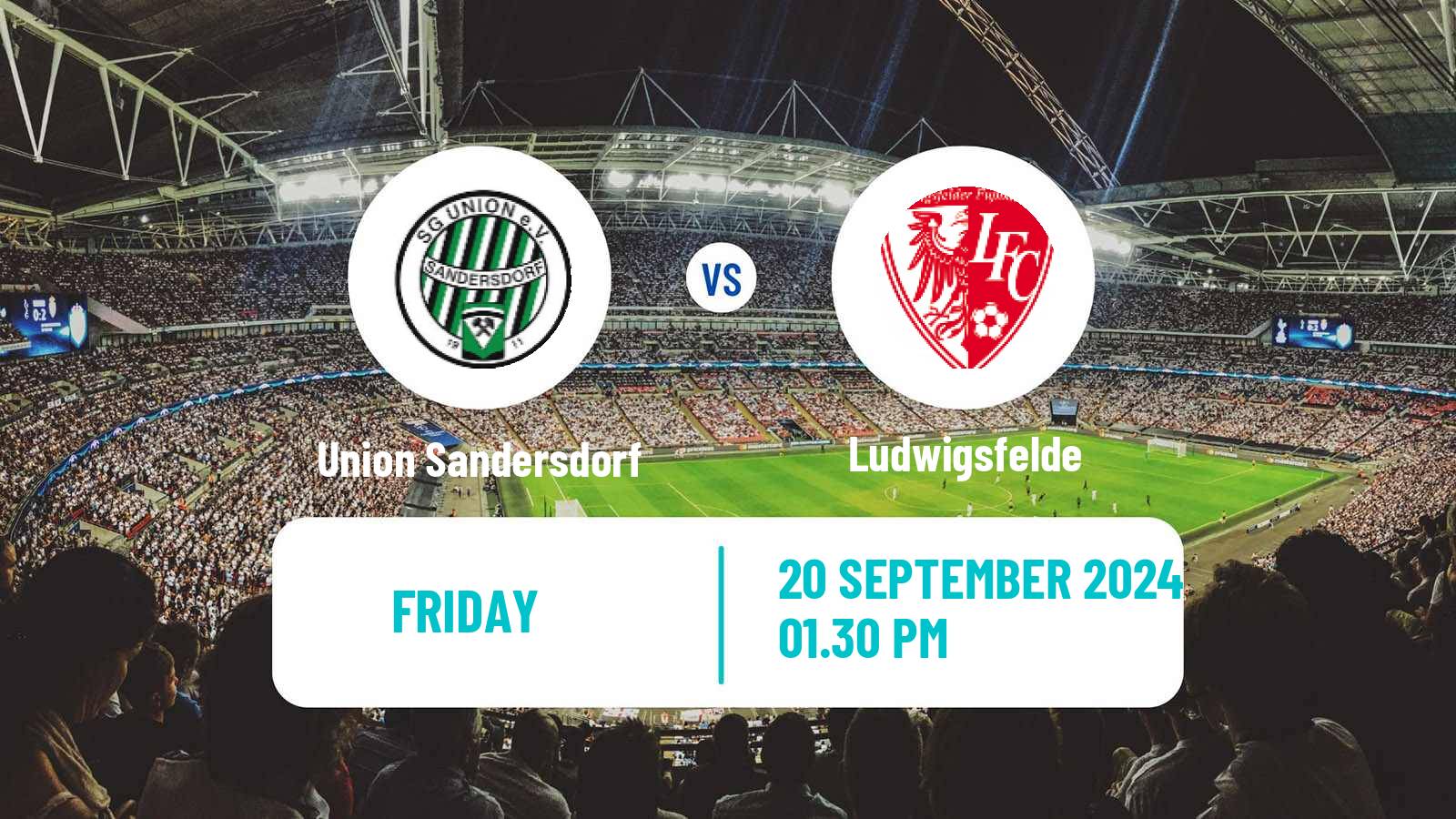 Soccer German Oberliga NOFV- Süd Union Sandersdorf - Ludwigsfelde