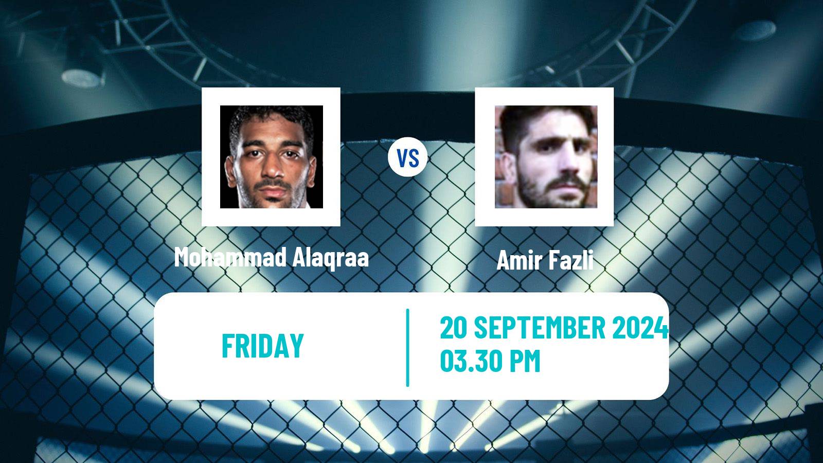 MMA Welterweight Pfl Men Mohammad Alaqraa - Amir Fazli