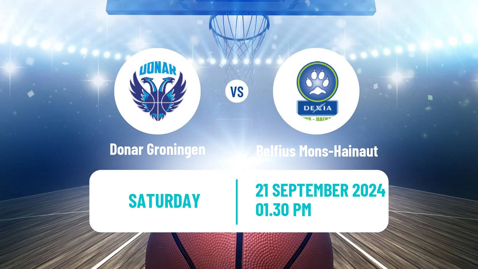 Basketball BNXT League Donar Groningen - Belfius Mons-Hainaut