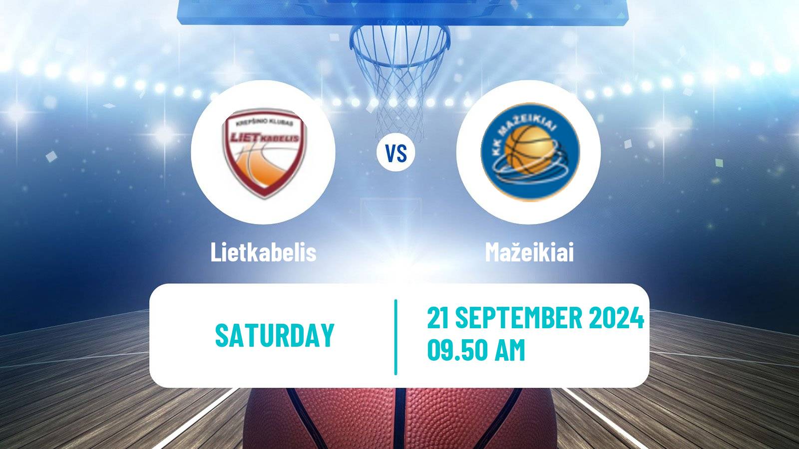 Basketball Lietuvos Krepsinio Lyga Lietkabelis - Mažeikiai