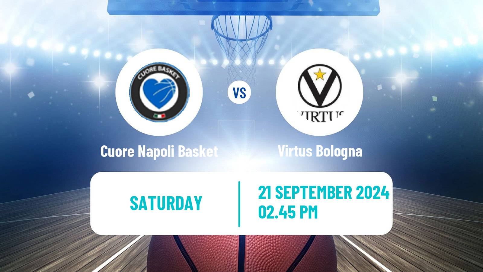 Basketball Italian Lega A Super Cup Basketball Cuore Napoli Basket - Virtus Bologna