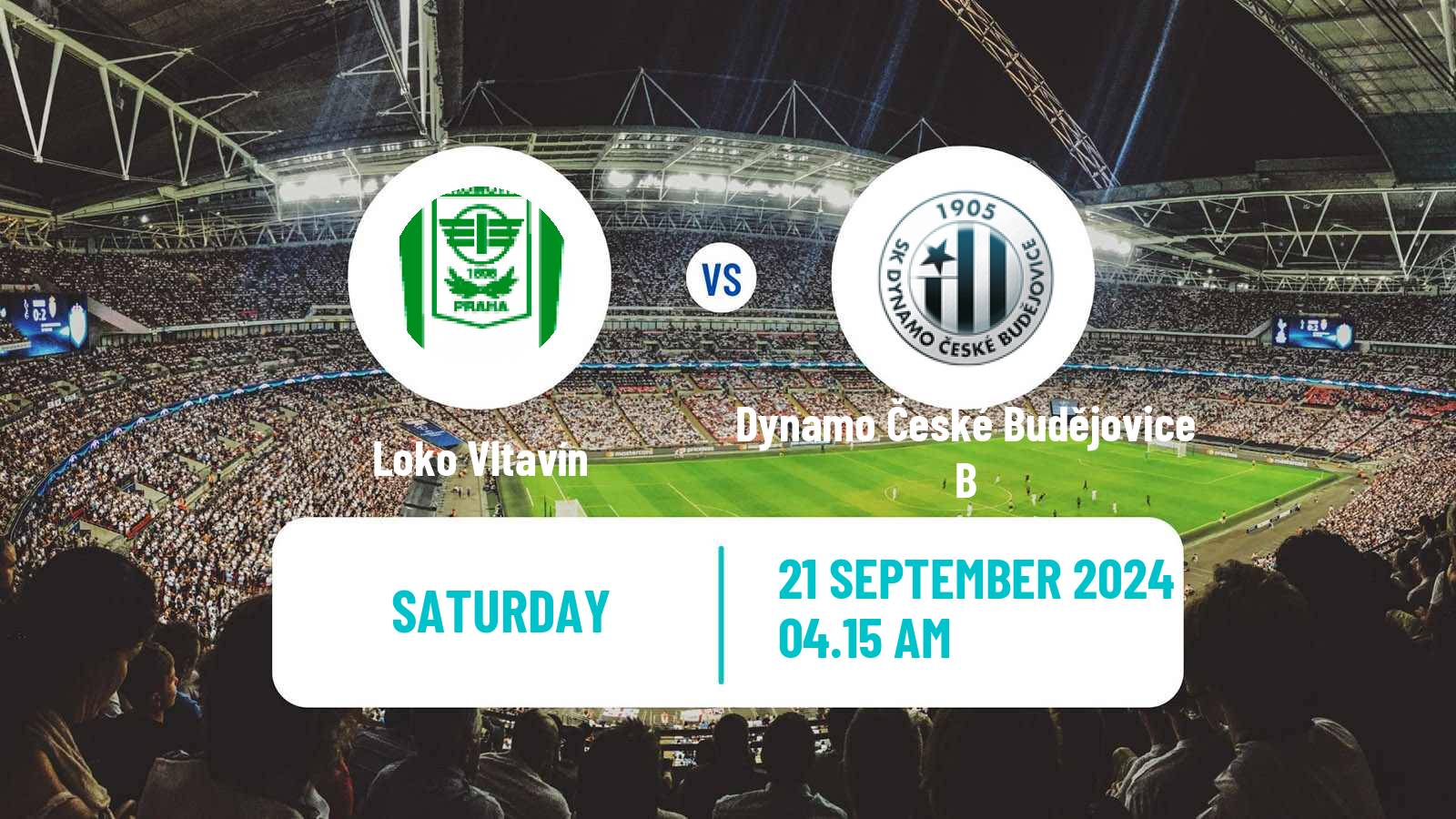 Soccer Czech CFL Group A Loko Vltavín - Dynamo České Budějovice B