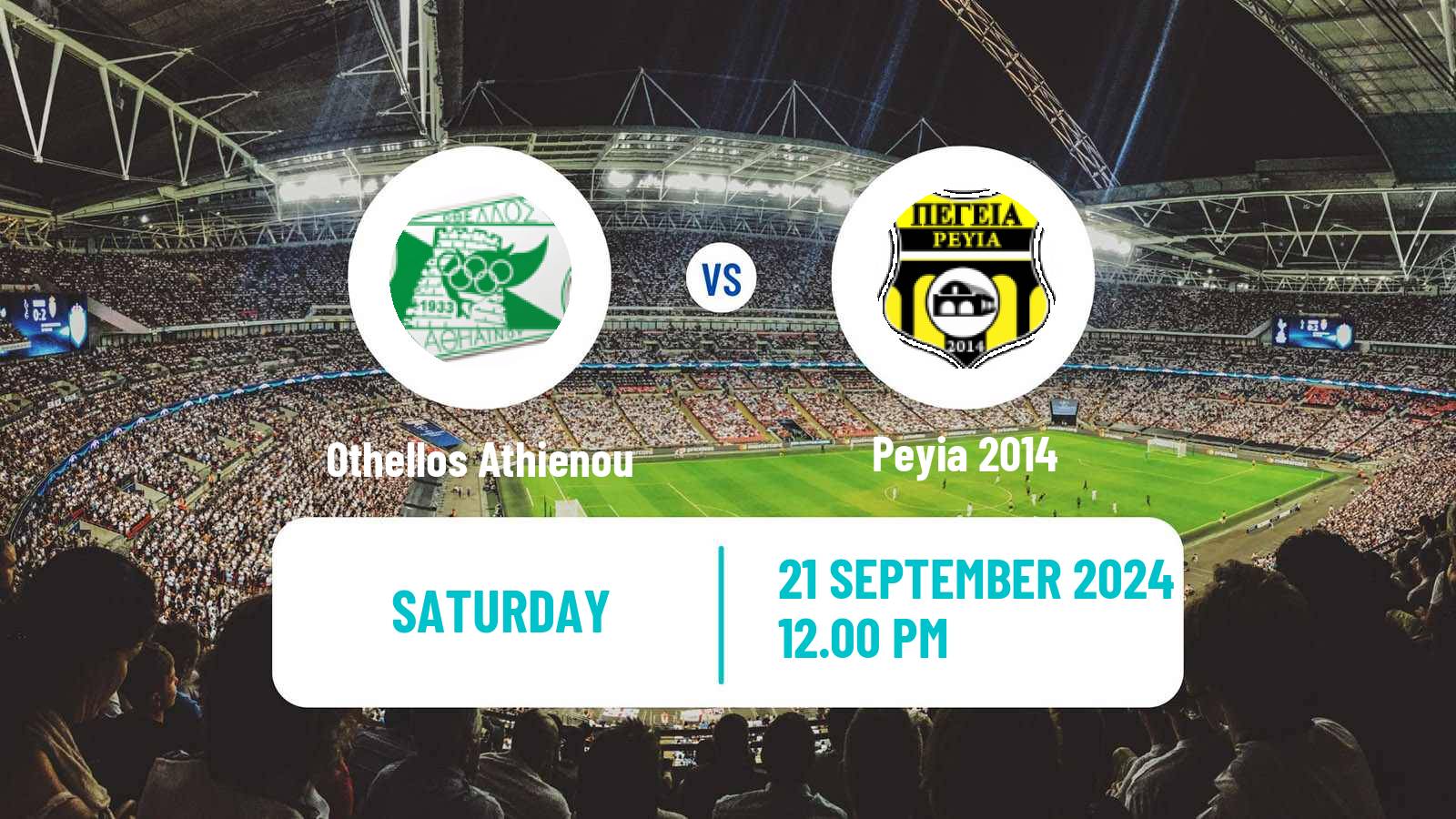 Soccer Cypriot Division 2 Othellos Athienou - Peyia 2014