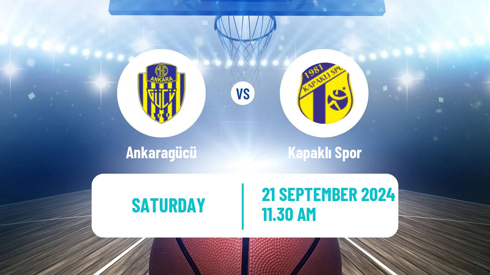 Basketball Turkish TBL Ankaragücü - Kapaklı Spor