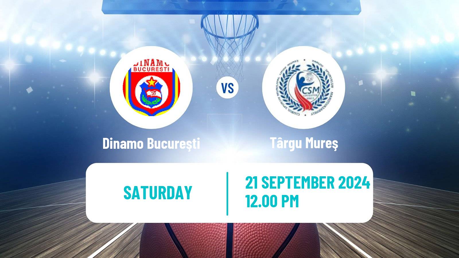 Basketball Romanian Divizia A Basketball Dinamo Bucureşti - Târgu Mureş