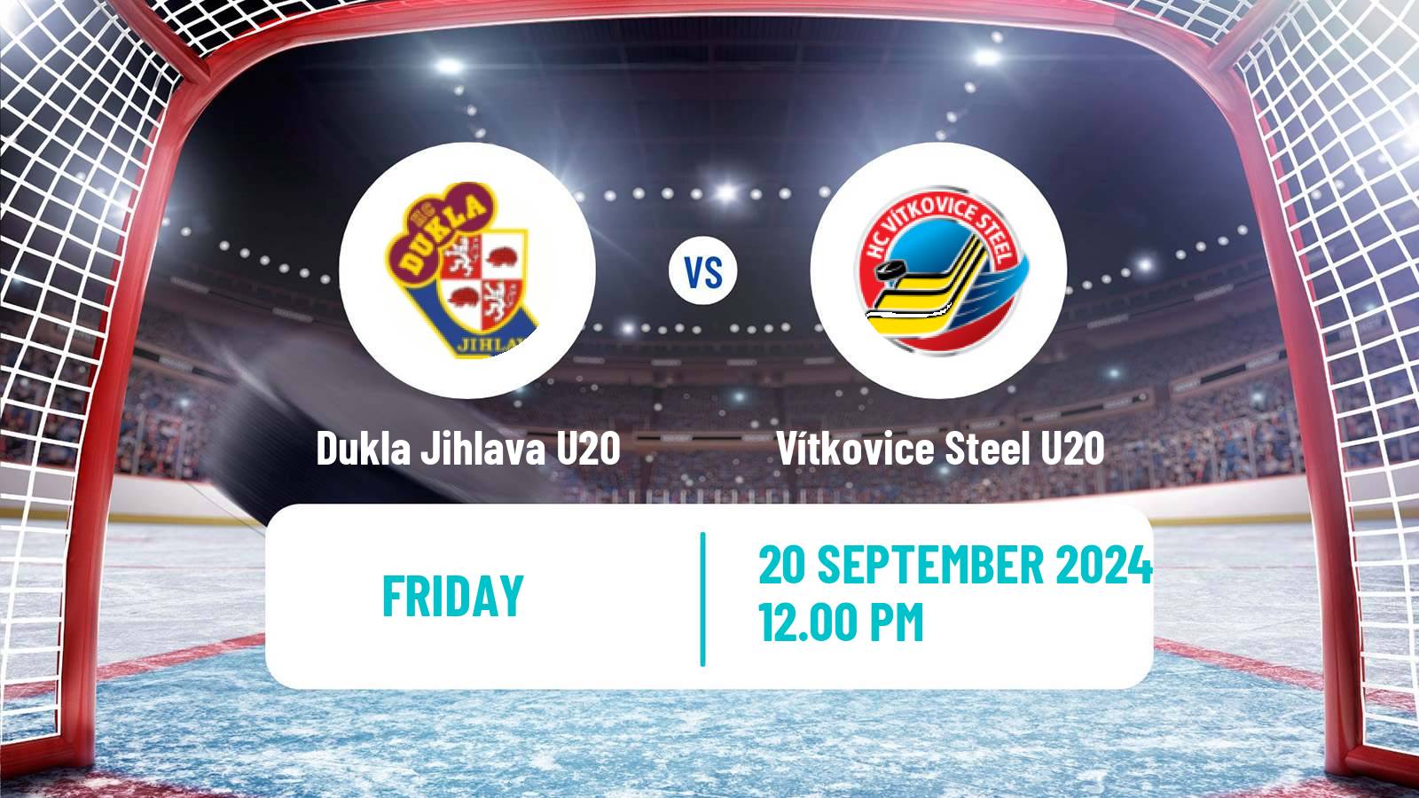 Hockey Czech ELJ Dukla Jihlava U20 - Vítkovice Steel U20