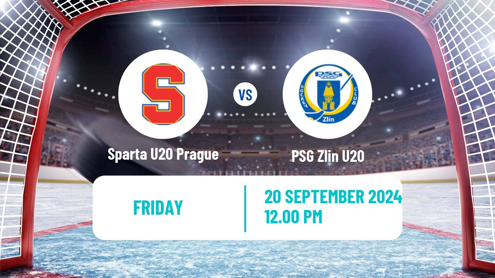 Hockey Czech ELJ Sparta U20 Prague - Zlin U20