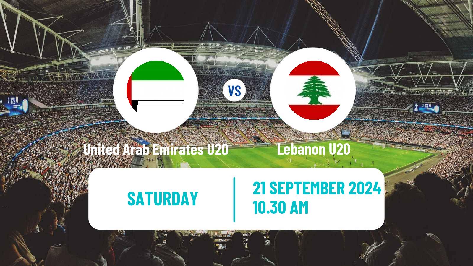 Soccer AFC Championship U20 United Arab Emirates U20 - Lebanon U20