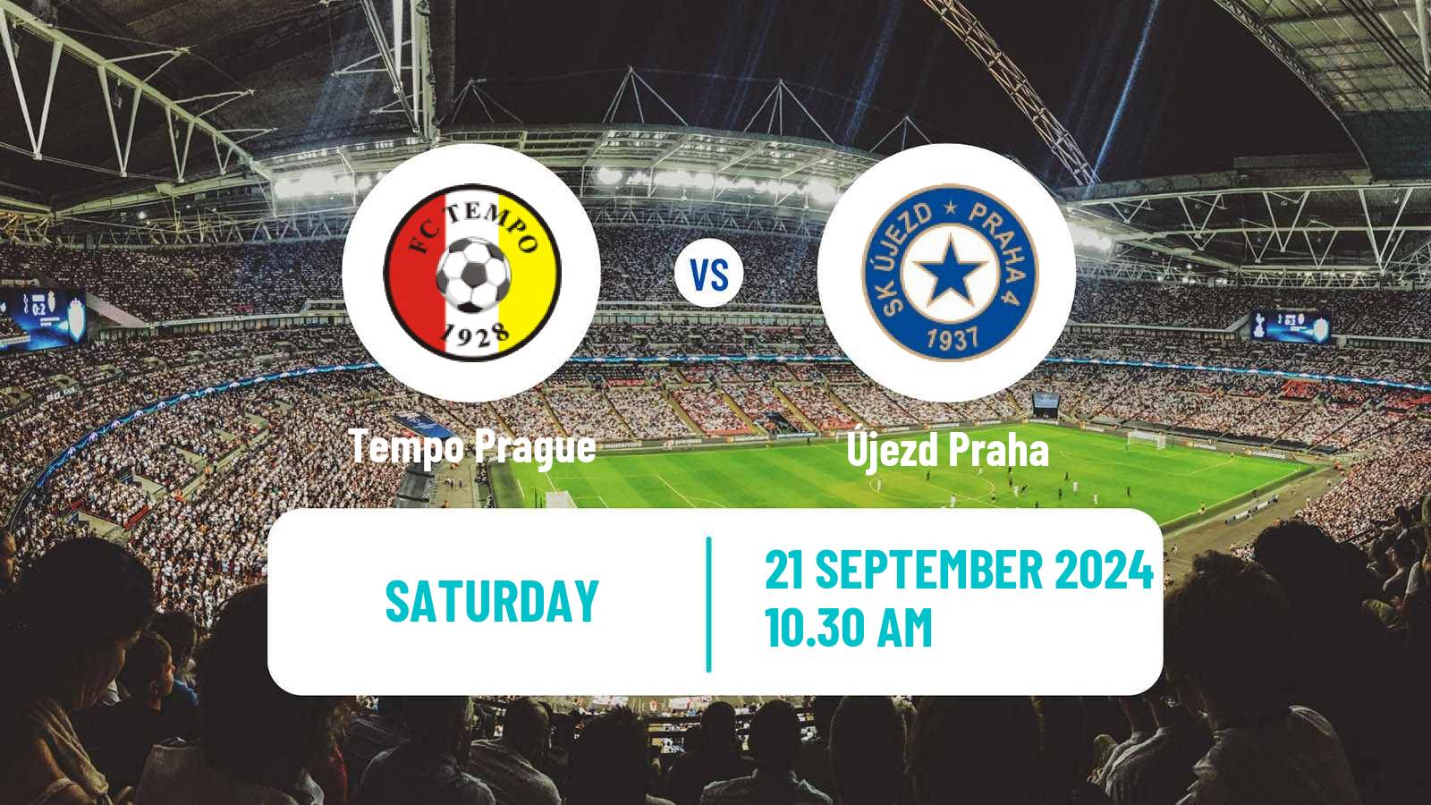 Soccer Czech Division B Tempo Prague - Újezd Praha