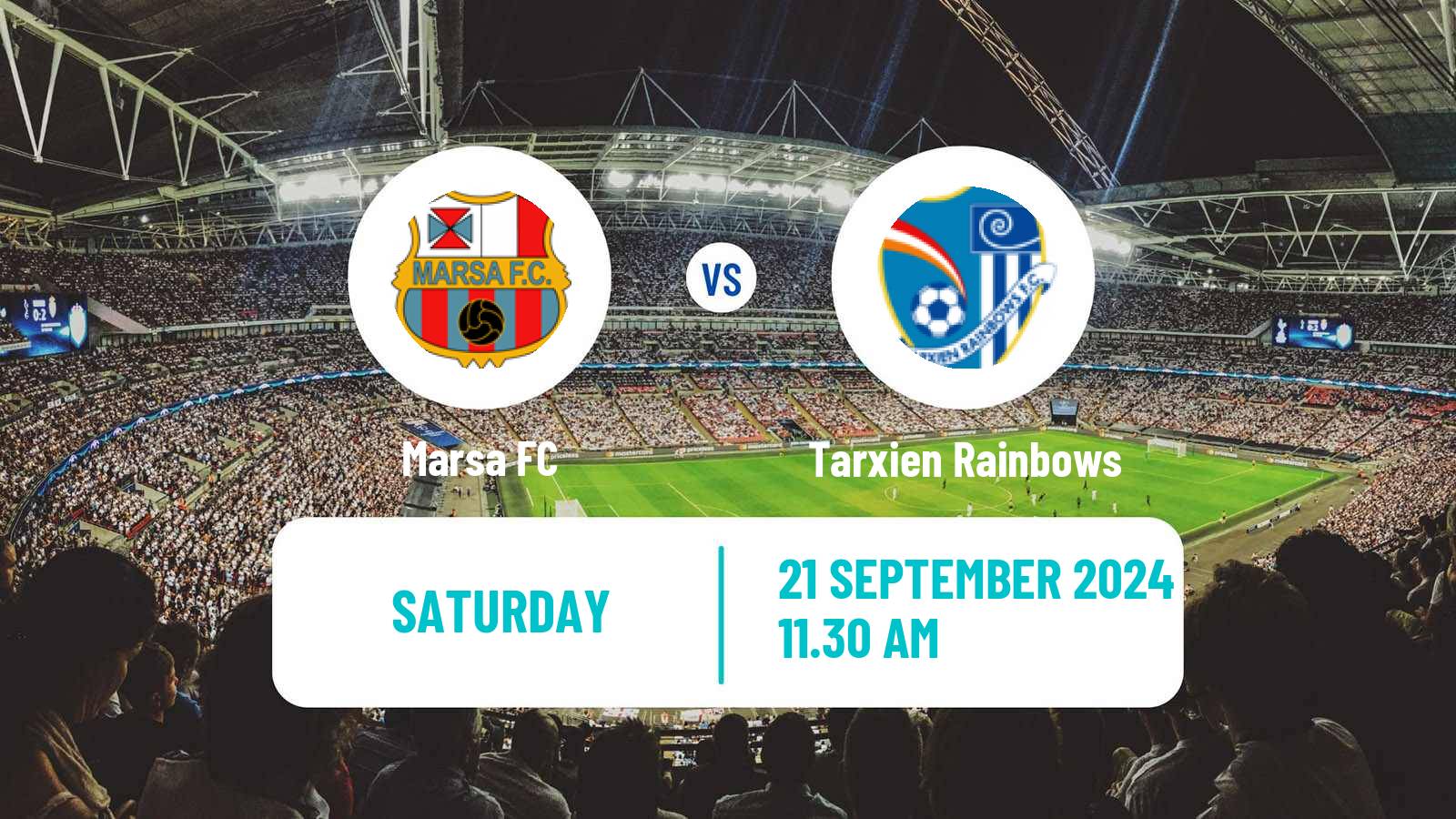 Soccer Maltese Challenge League Marsa - Tarxien Rainbows