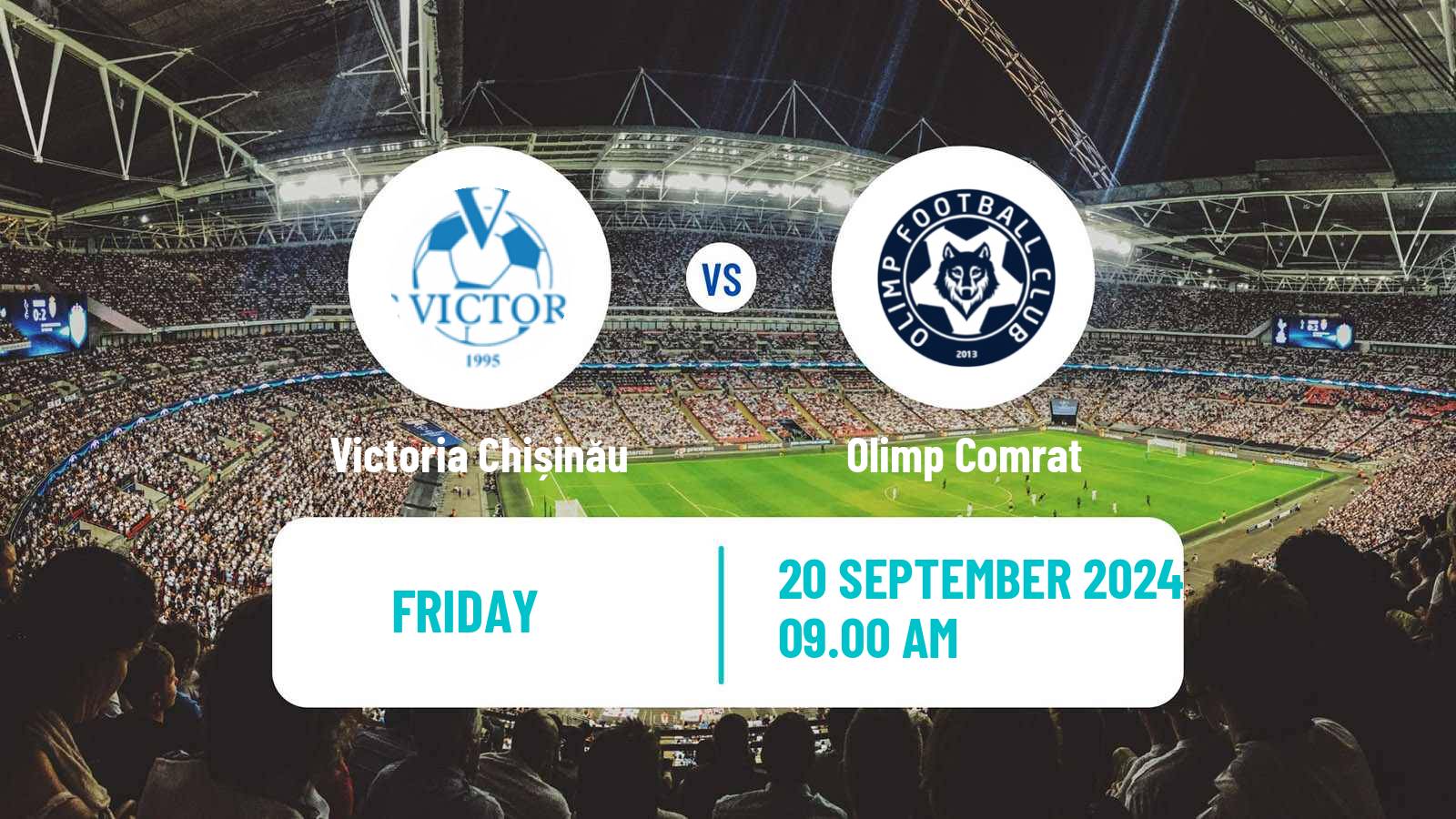 Soccer Moldovan Liga 1 Victoria Chișinău - Olimp Comrat