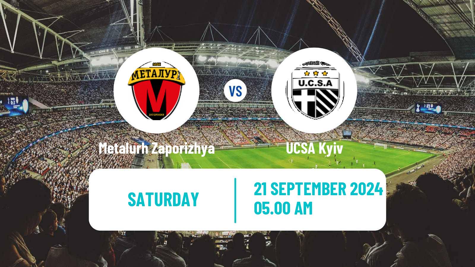 Soccer Ukrainian Persha Liga Metalurh Zaporizhya - UCSA