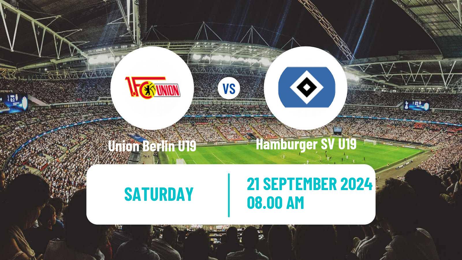 Soccer German DFB Youth League Union Berlin U19 - Hamburger SV U19