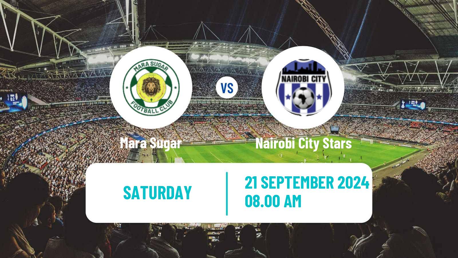 Soccer Kenyan Premier League Mara Sugar - Nairobi City Stars