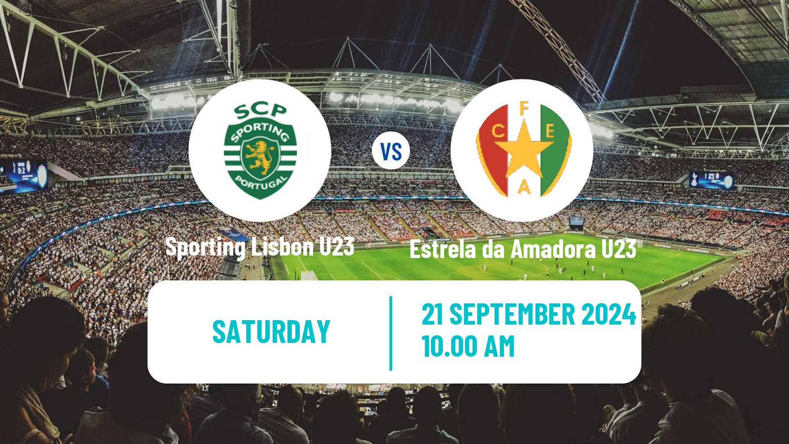 Soccer Portuguese Liga Revelacao U23 Sporting Lisbon U23 - Estrela da Amadora U23