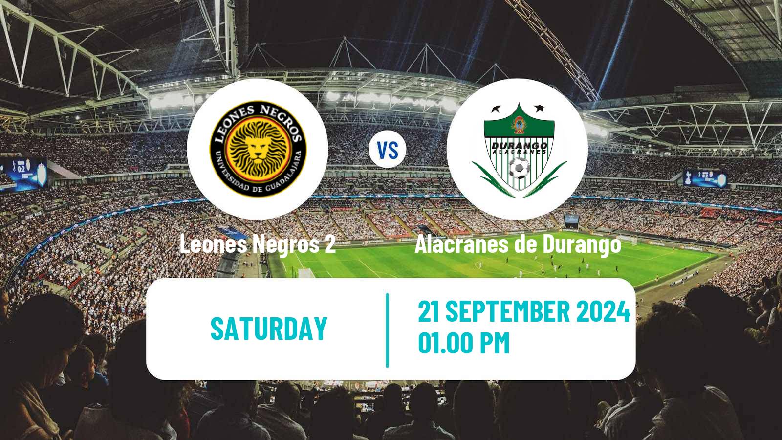 Soccer Mexican Liga Premier Serie A Leones Negros 2 - Alacranes de Durango