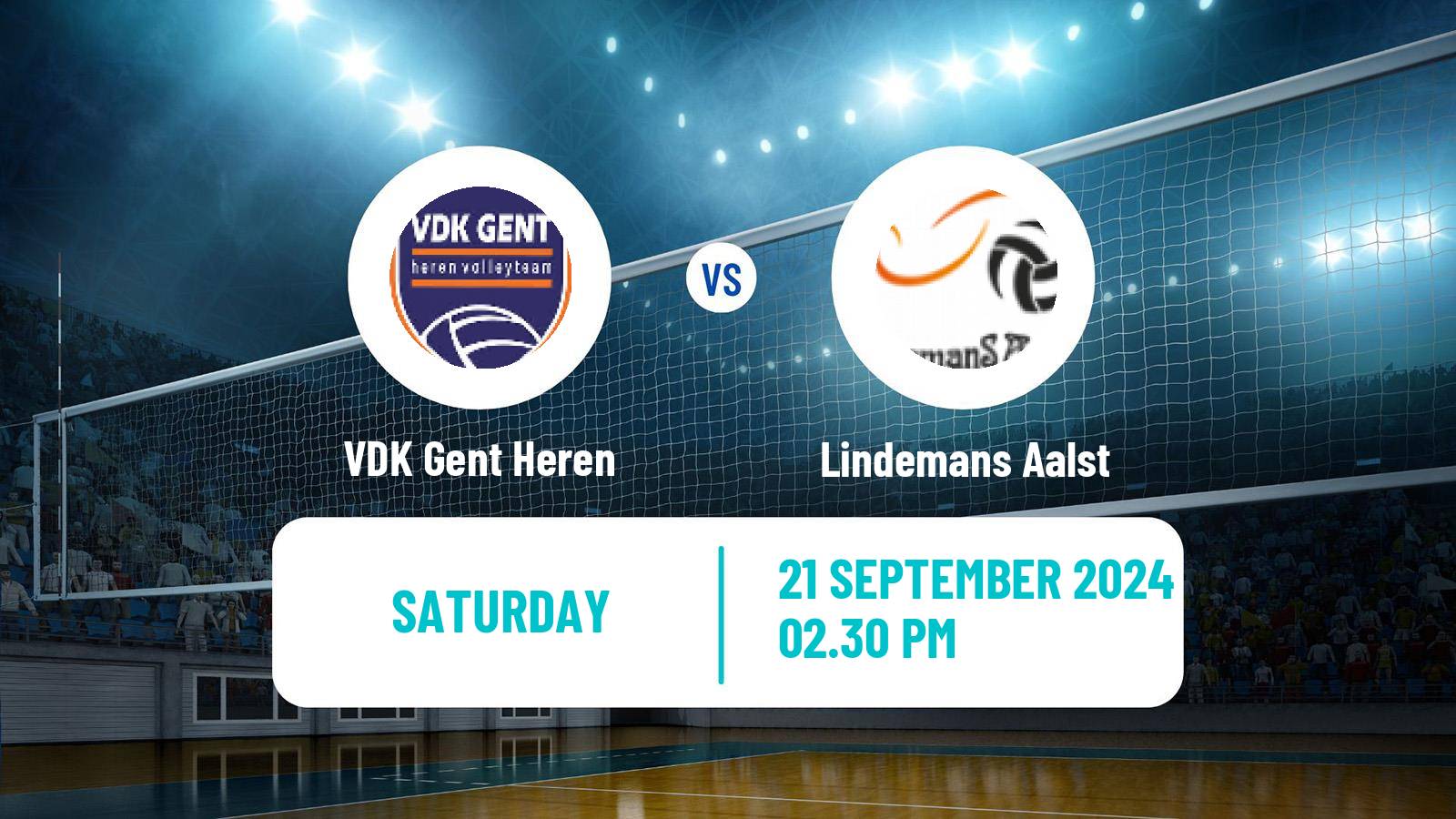 Volleyball Belgian League Volleyball VDK Gent Heren - Lindemans Aalst