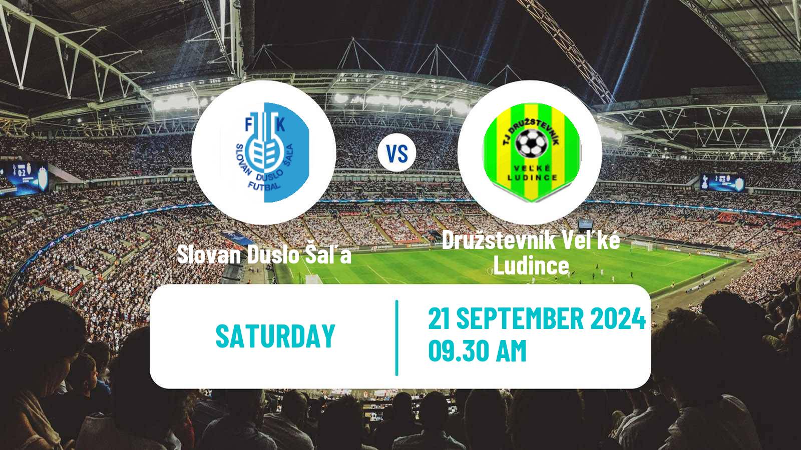 Soccer Slovak 3 Liga West Slovan Duslo Šaľa - Družstevník Veľké Ludince