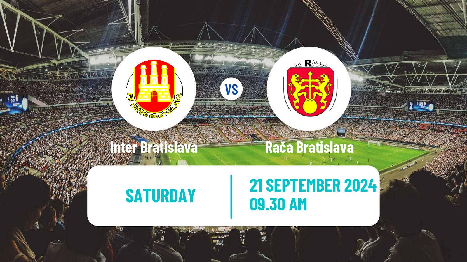 Soccer Slovak 3 Liga West Inter Bratislava - Rača Bratislava