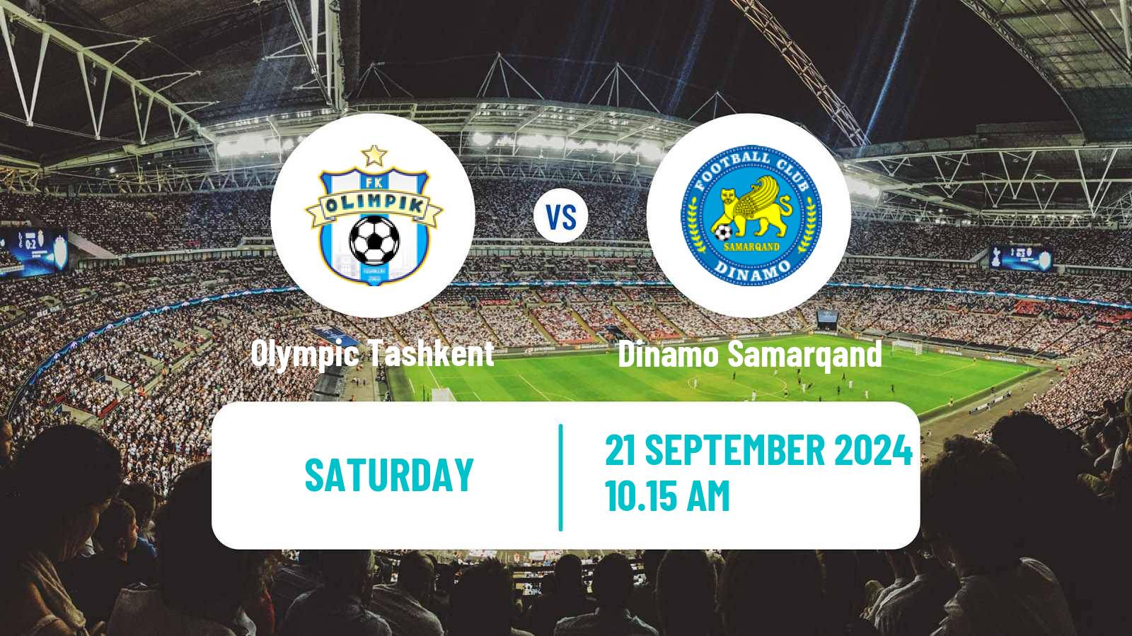 Soccer Uzbek League Olympic Tashkent - Dinamo Samarqand