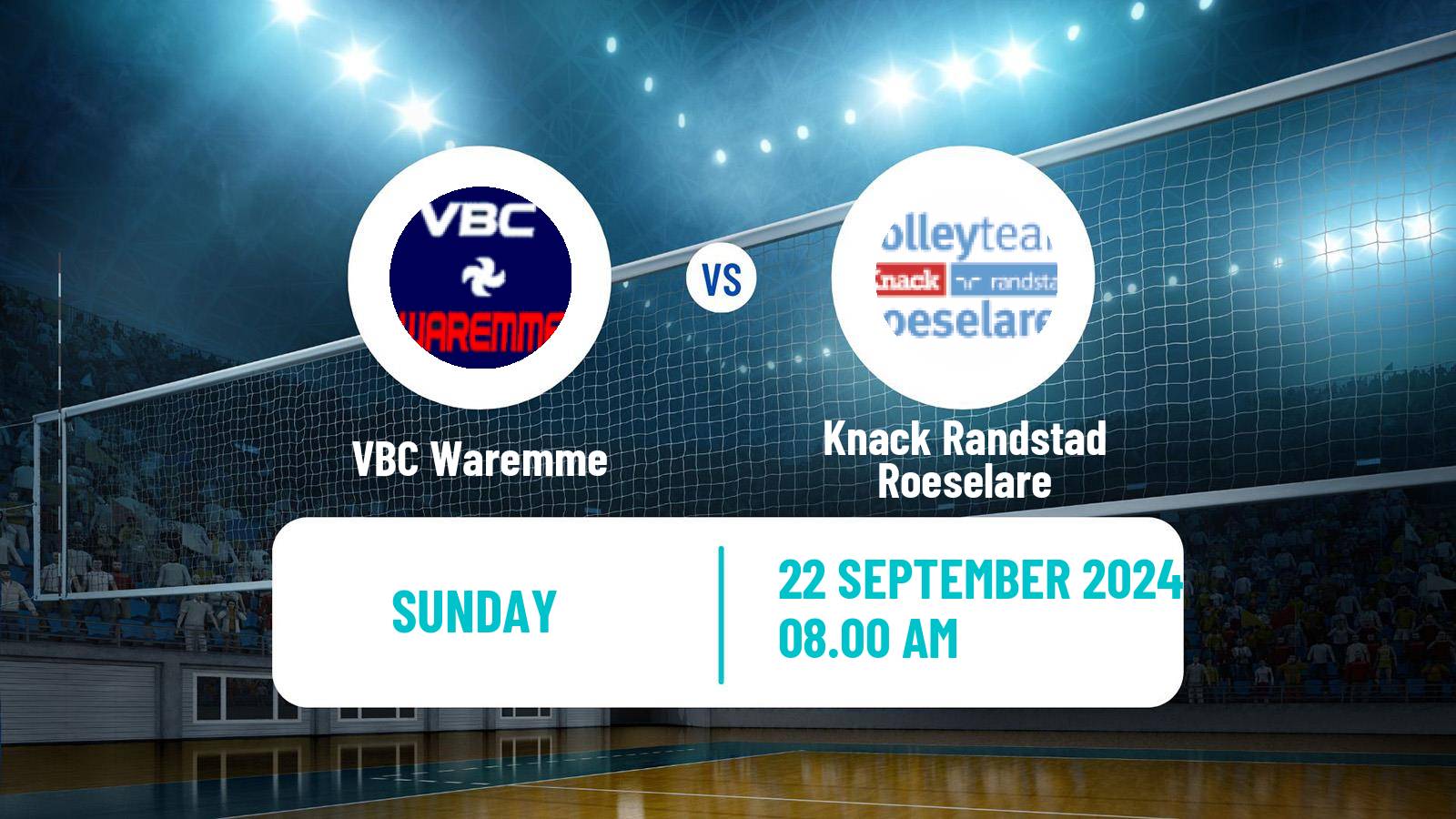 Volleyball Belgian League Volleyball Waremme - Knack Randstad Roeselare