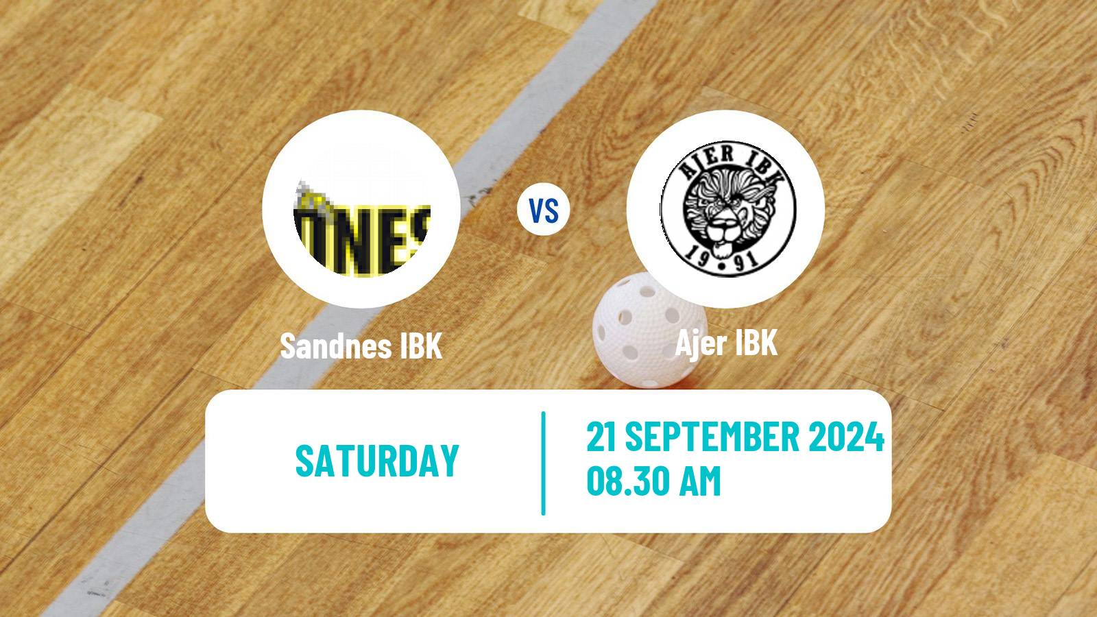 Floorball Norwegian Eliteserien Floorball Sandnes - Ajer